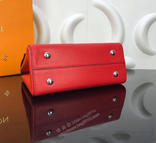 LV女包 M53695 紅色水波紋 頂級原單 路易威登單肩包 Grenelle小號手袋 LV斜挎女包  ydh2785